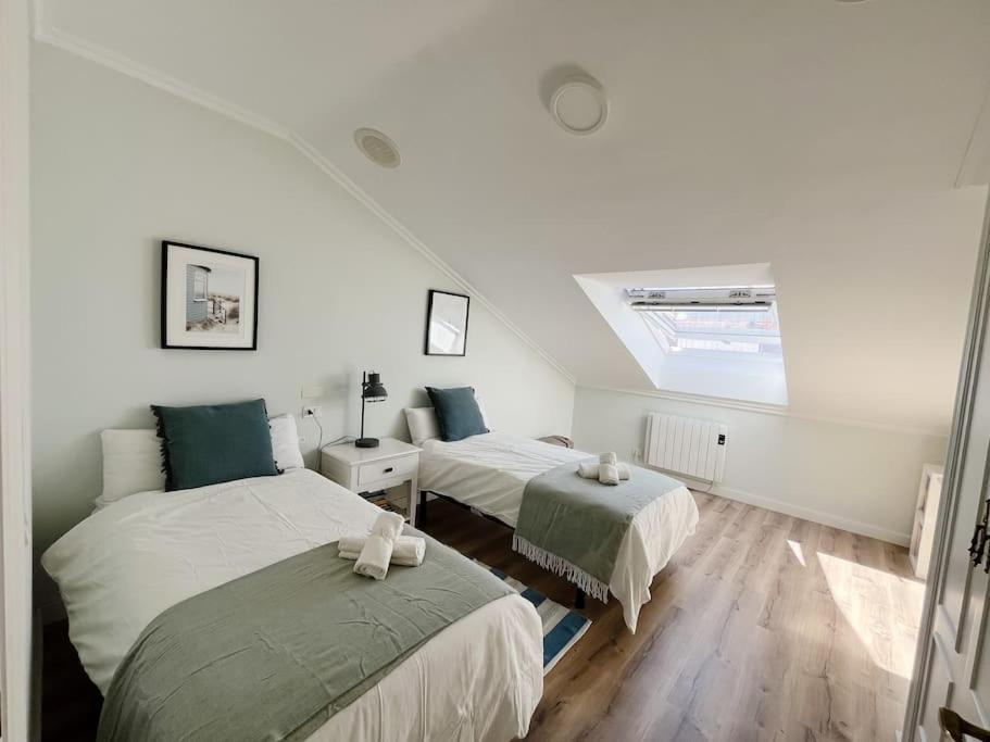 Atico Azul De Portosin Apartman Kültér fotó