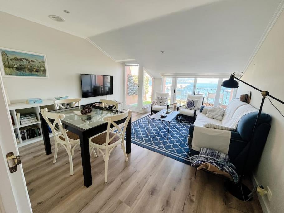 Atico Azul De Portosin Apartman Kültér fotó
