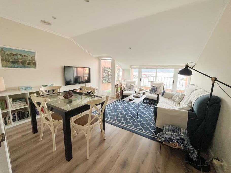 Atico Azul De Portosin Apartman Kültér fotó
