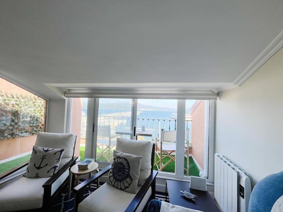 Atico Azul De Portosin Apartman Kültér fotó